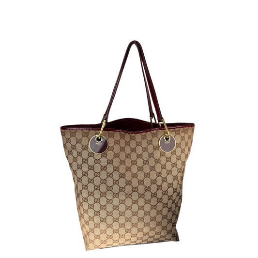 GUCCI GG CANVAS TOTE BAG