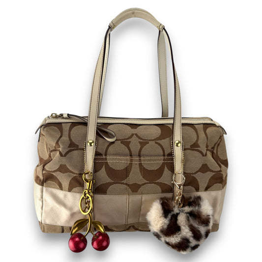 COACH SIGNATURE SATCHEL BAG