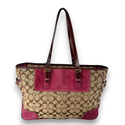 COACH SOHO PLEATED SIGNATURE TOTE 