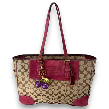 COACH SOHO PLEATED SIGNATURE TOTE 