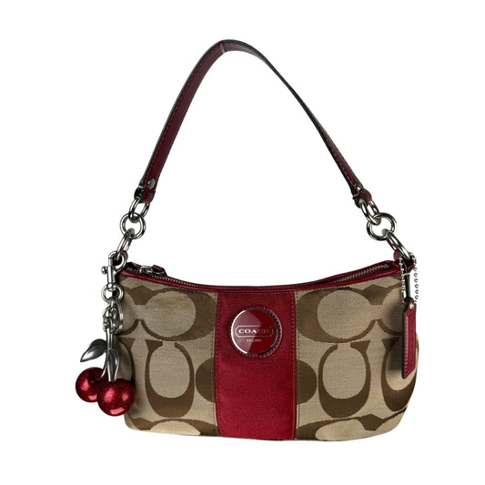 COACH SIGNATURE STRIPE 2WAY BAG