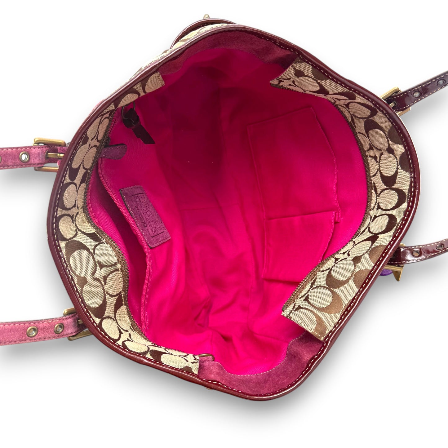 COACH SOHO PLEATED SIGNATURE TOTE 
