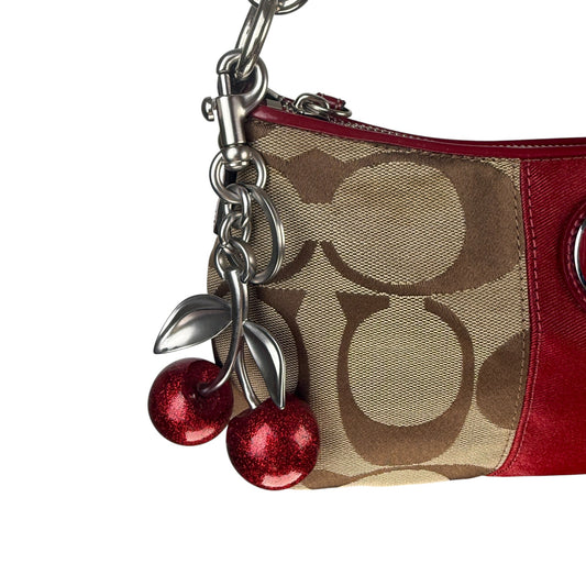 COACH SIGNATURE STRIPE 2WAY BAG