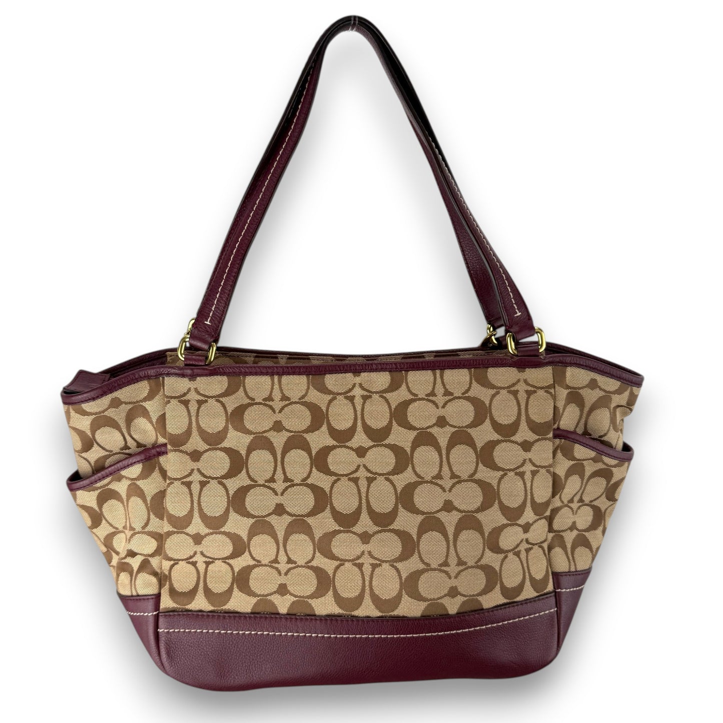 COACH SOHO PLEATED SIGNATURE TOTE 