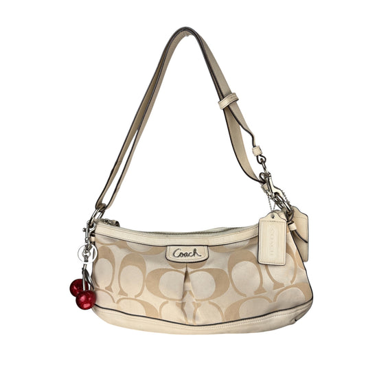 COACH SIGNATURE IVORY DUFFLE BAG