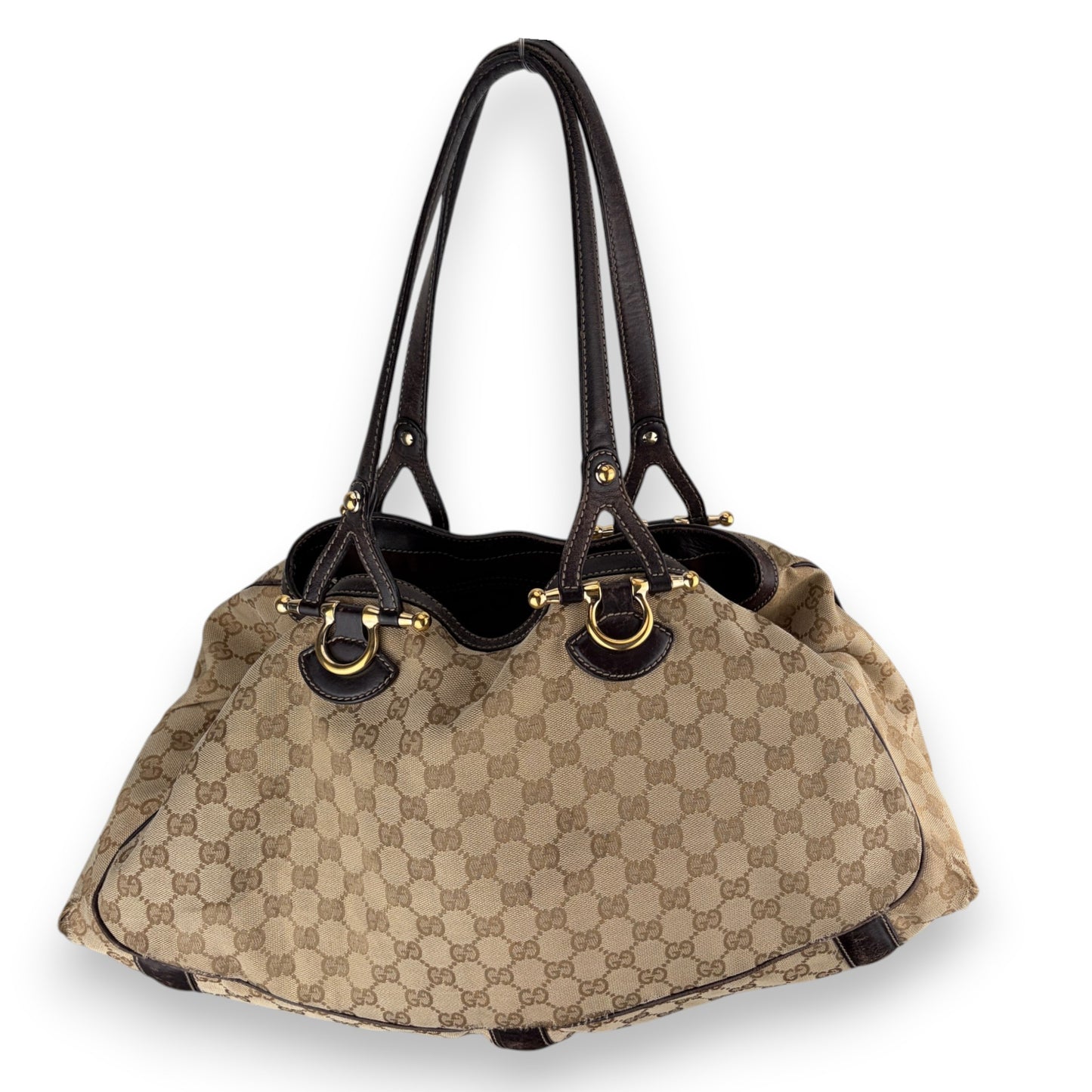 GUCCI GG CANVAS HOBO BAG