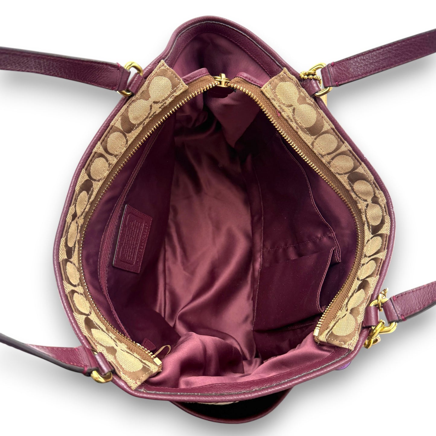 COACH SOHO PLEATED SIGNATURE TOTE 