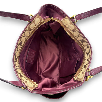 COACH SOHO PLEATED SIGNATURE TOTE 