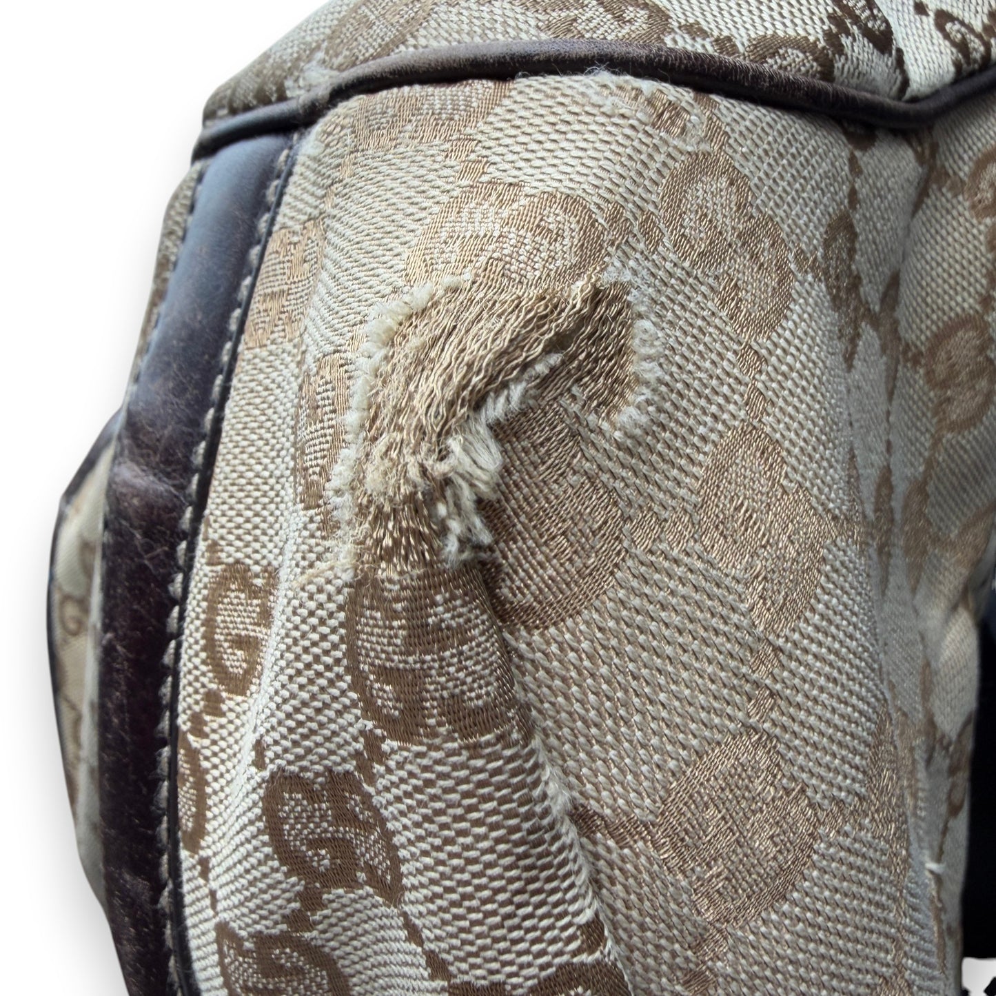 GUCCI GG CANVAS HOBO BAG