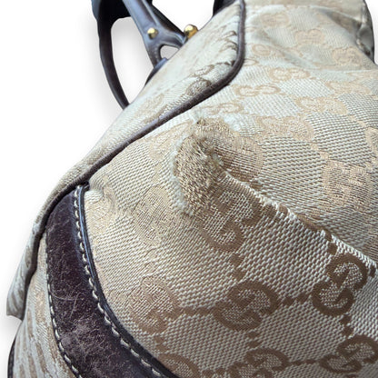 GUCCI GG CANVAS HOBO BAG