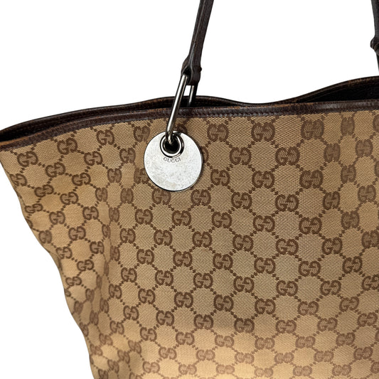 GUCCI GG CANVAS TOTE BAG