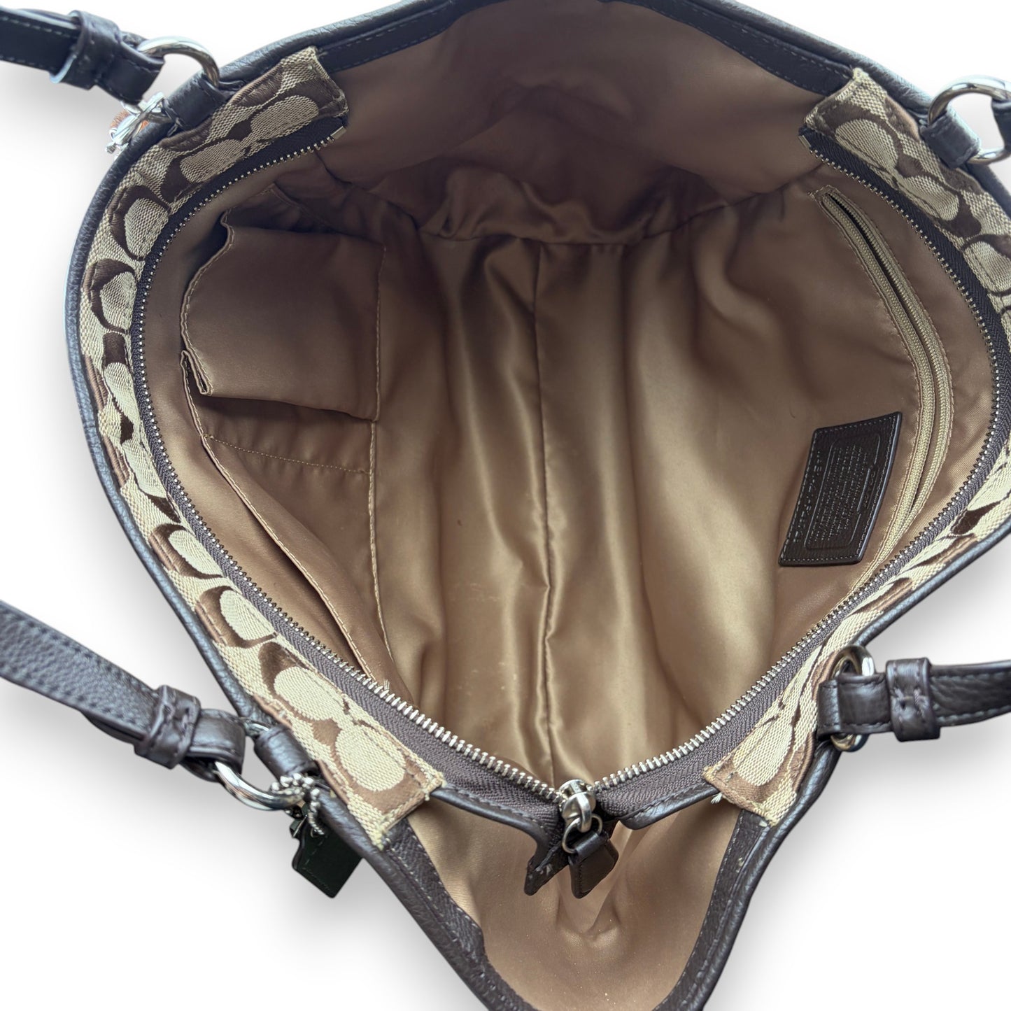 COACH SOHO PLEATED SIGNATURE TOTE 