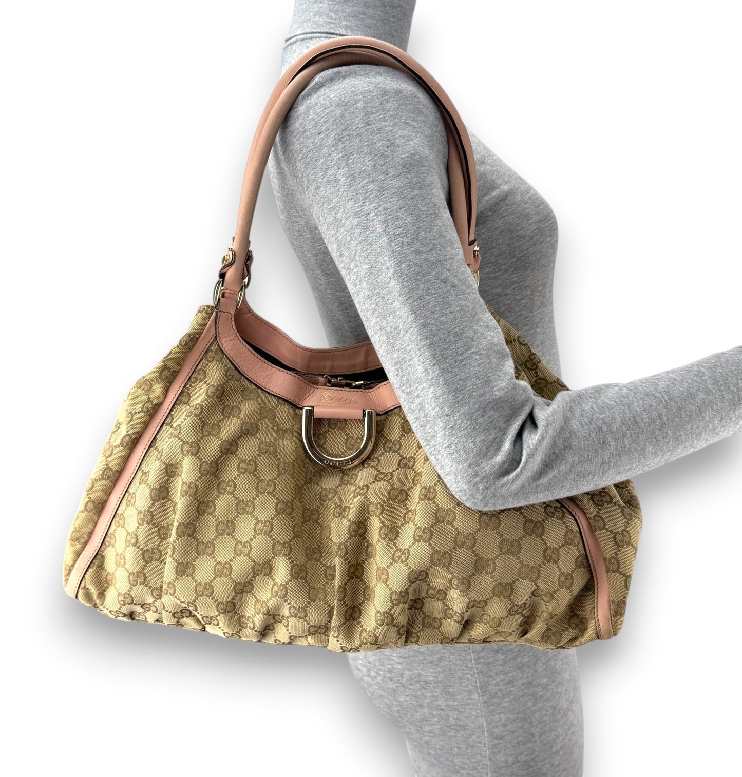 GUCCI D-RING ABBEY TOTE BAG