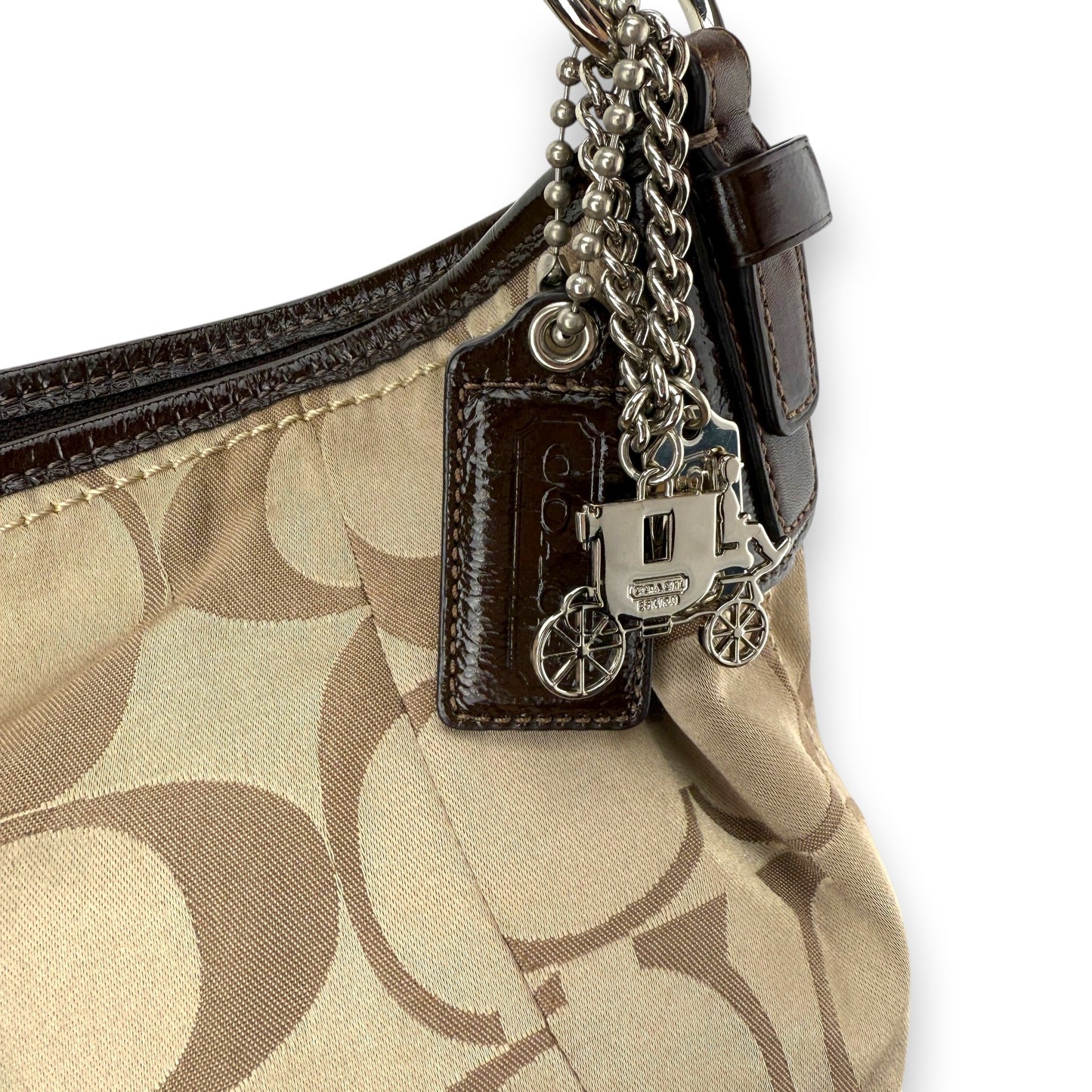 COACH SOHO SIGNATURE HOBO BAG