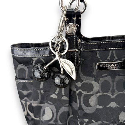 COACH GALLERY TOTE BAG BLACK