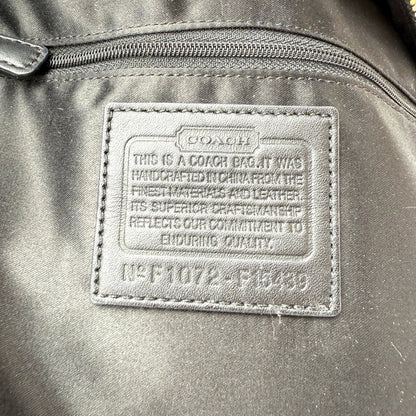 COACH GALLERY TOTE BAG BLACK