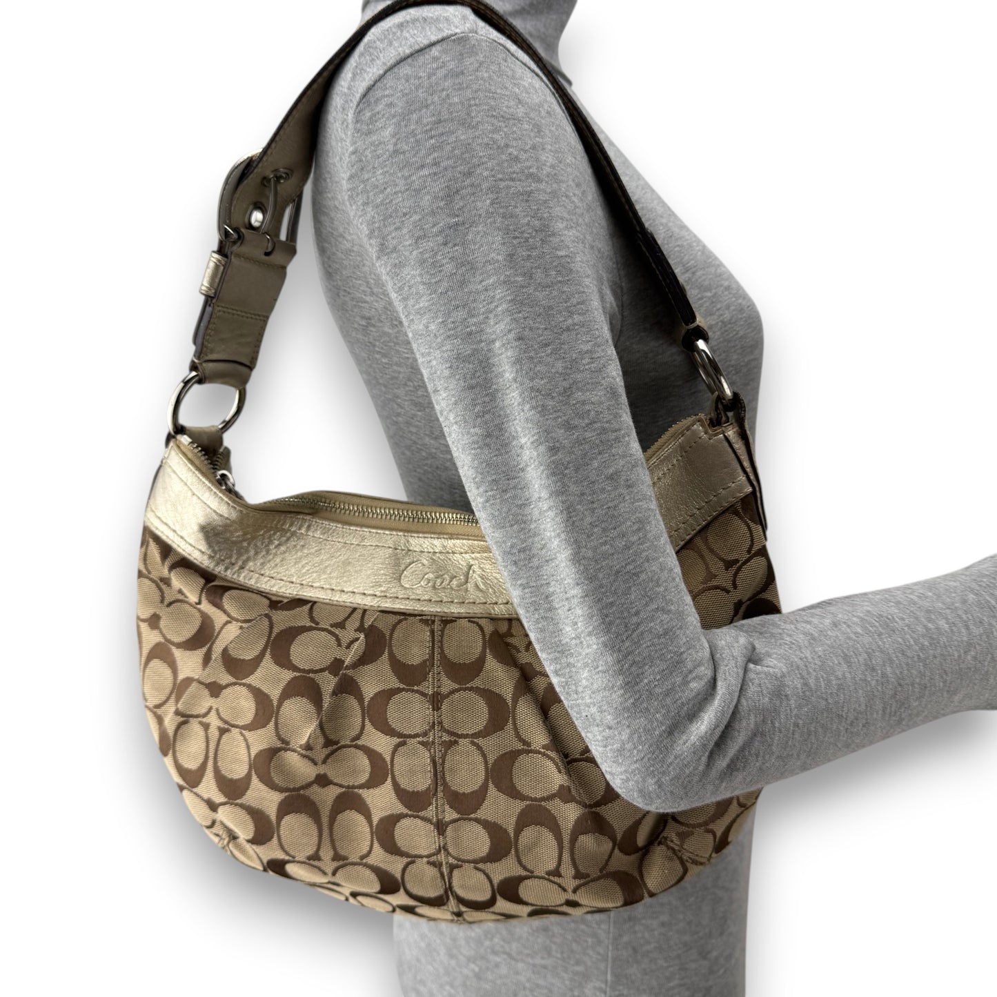 COACH SOHO PLEATED SIGNATURE TOTE 