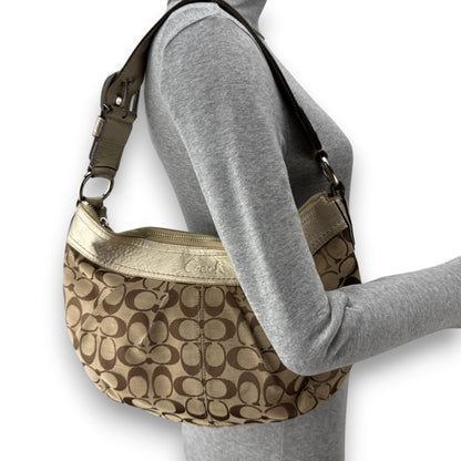 COACH SOHO PLEATED SIGNATURE TOTE 
