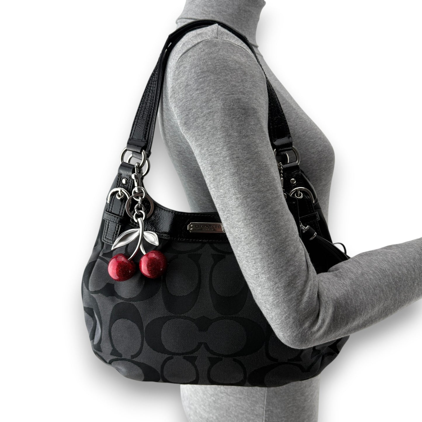 COACH SOHO SIGNATURE HOBO BAG