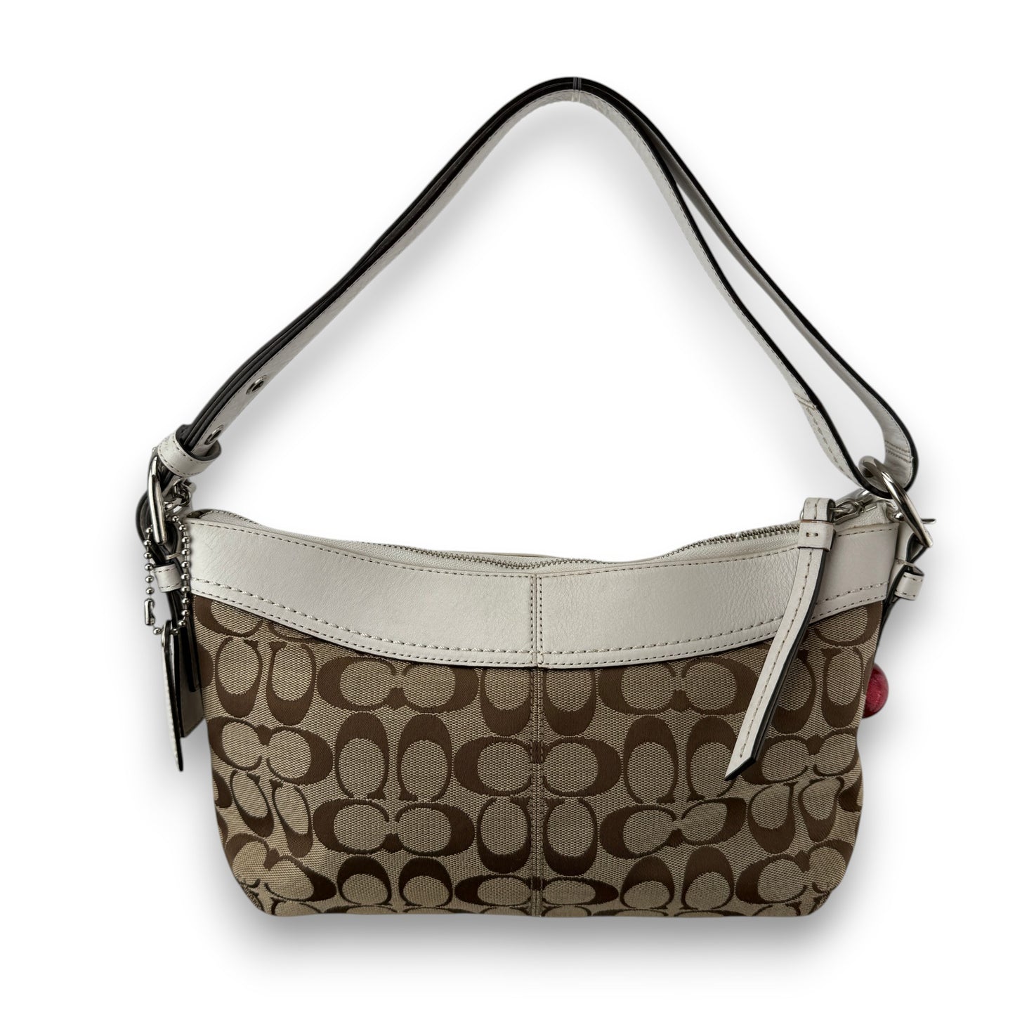 COACH SIGNATURE PLEATED 2-WAY BAG