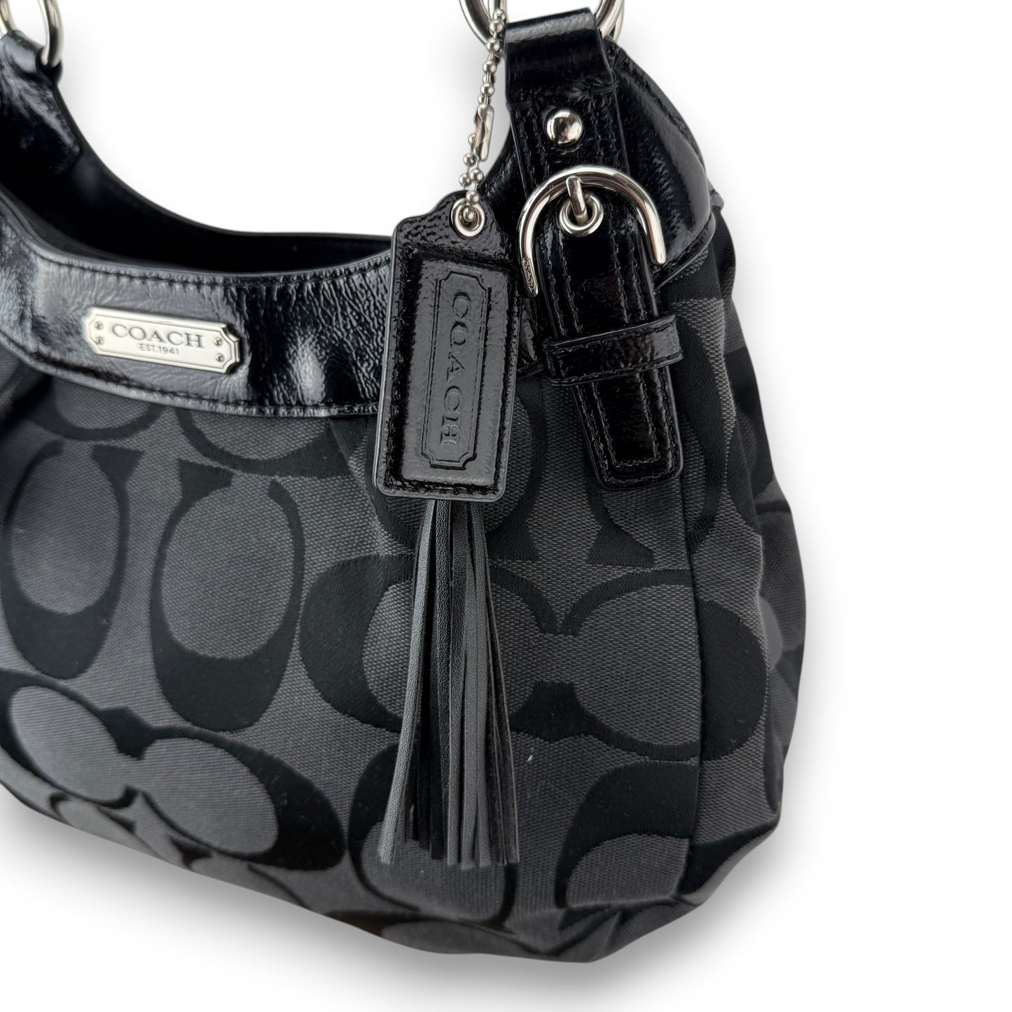 COACH SOHO SIGNATURE HOBO BAG