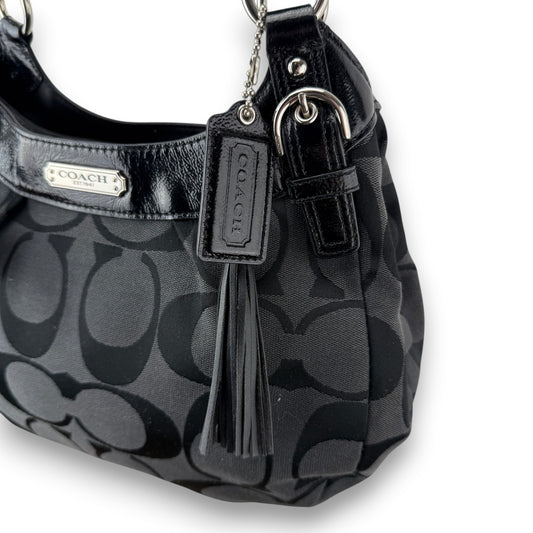 COACH SIGNATURE JACQUARD STRIPE BAG (LARGE) 