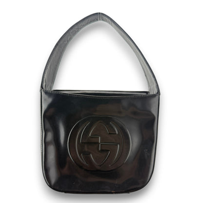 GUCCI GG ENAMEL GLOSSY SHOULDER BAG