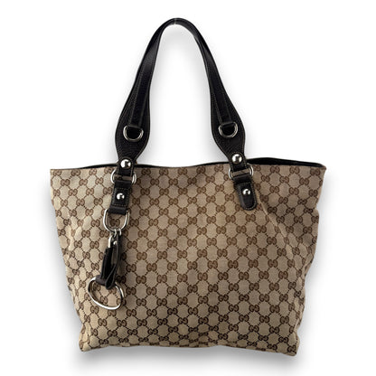 GUCCI GG CANVAS ICON BIT TOTE BAG