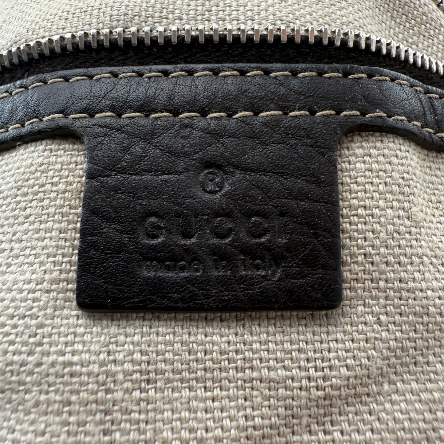 GUCCI GG CANVAS ICON BIT TOTE BAG