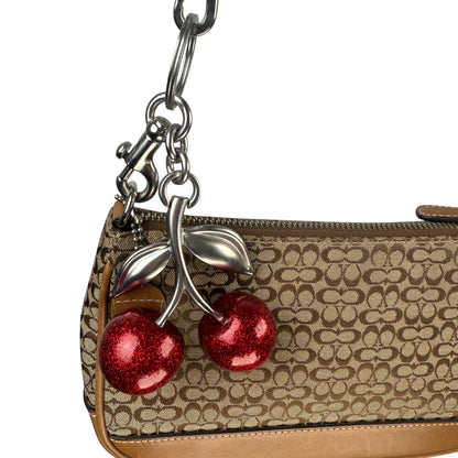 COACH SIGNATURE JACQUARD STRIPE BAG (LARGE) 