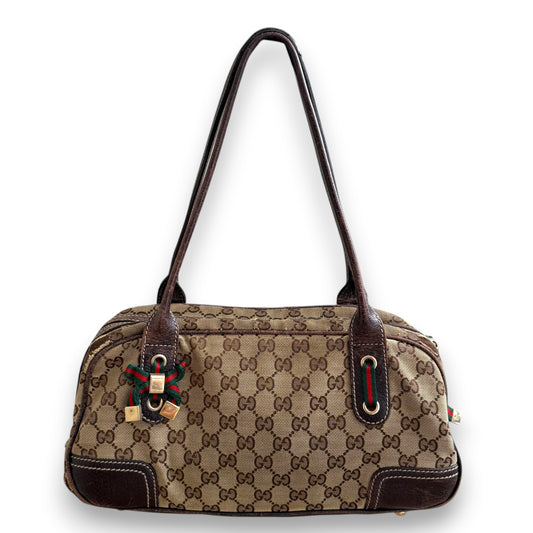 GUCCI GG CANVAS PRINCY BOSTON BAG