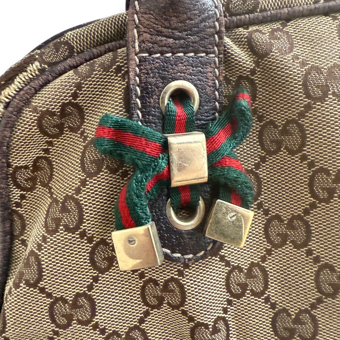GUCCI GG CANVAS PRINCY BOSTON BAG