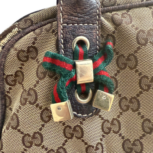 GUCCI GG CANVAS PRINCY BOSTON BAG
