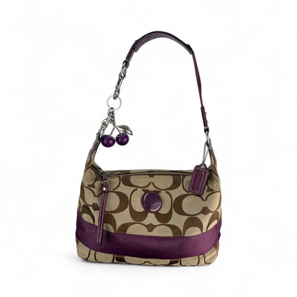 COACH SIGNATURE MINI BOSTON BAG 