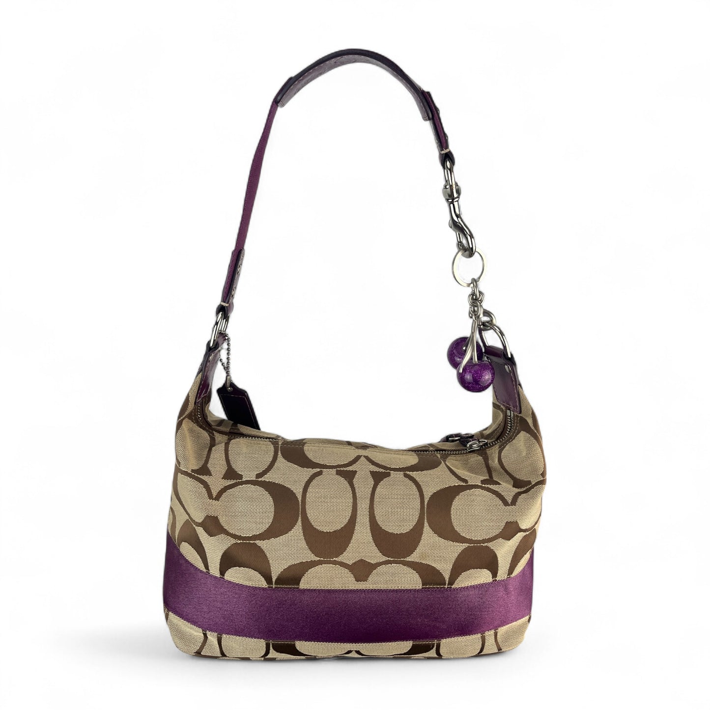 COACH SIGNATURE MINI BOSTON BAG 