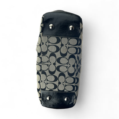 COACH SIGNATURE JACQUARD STRIPE BAG (LARGE) 