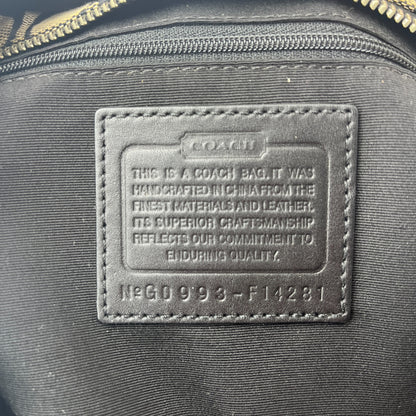 COACH SIGNATURE JACQUARD STRIPE BAG (LARGE) 