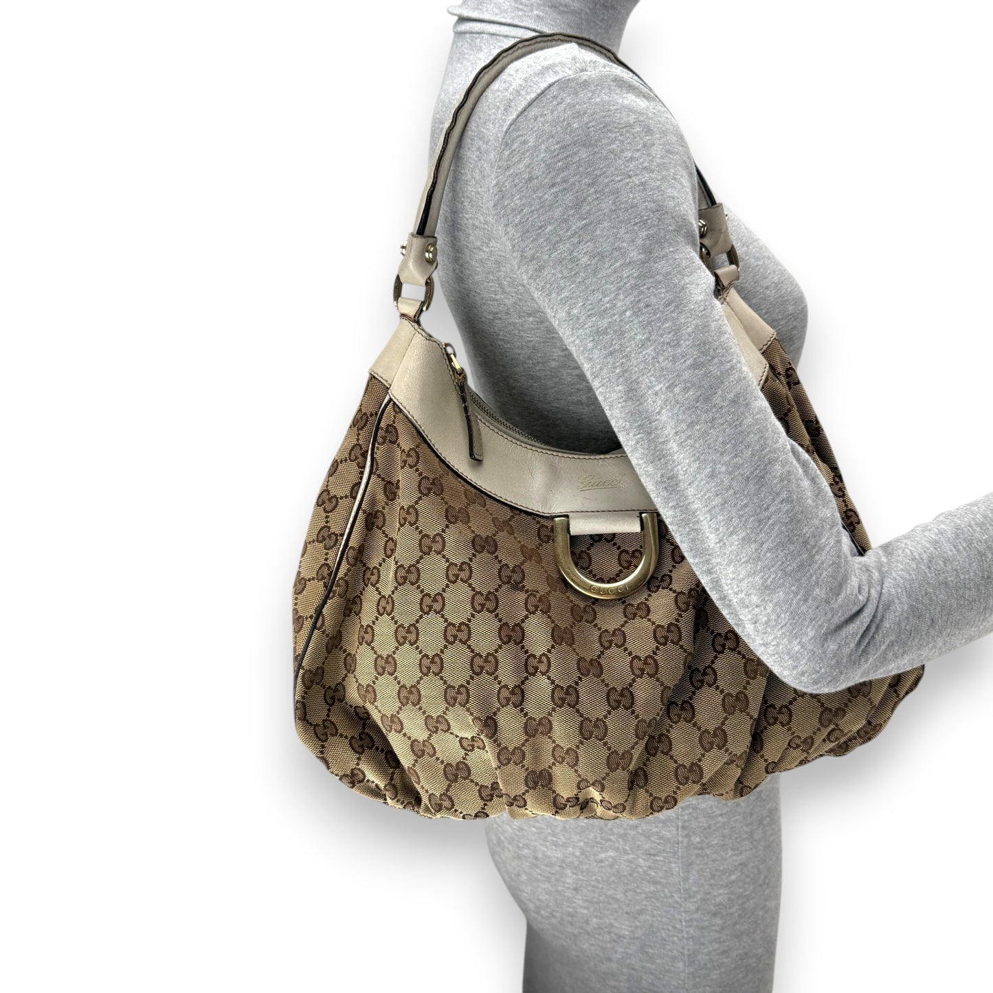 GUCCI D-RING ABBEY HOBO BAG