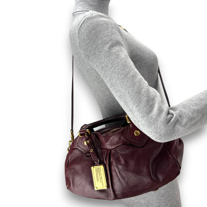 MARC BY MARC JACOBS DARKBROWN CLASSIC Q BABY GROOVEE BAG