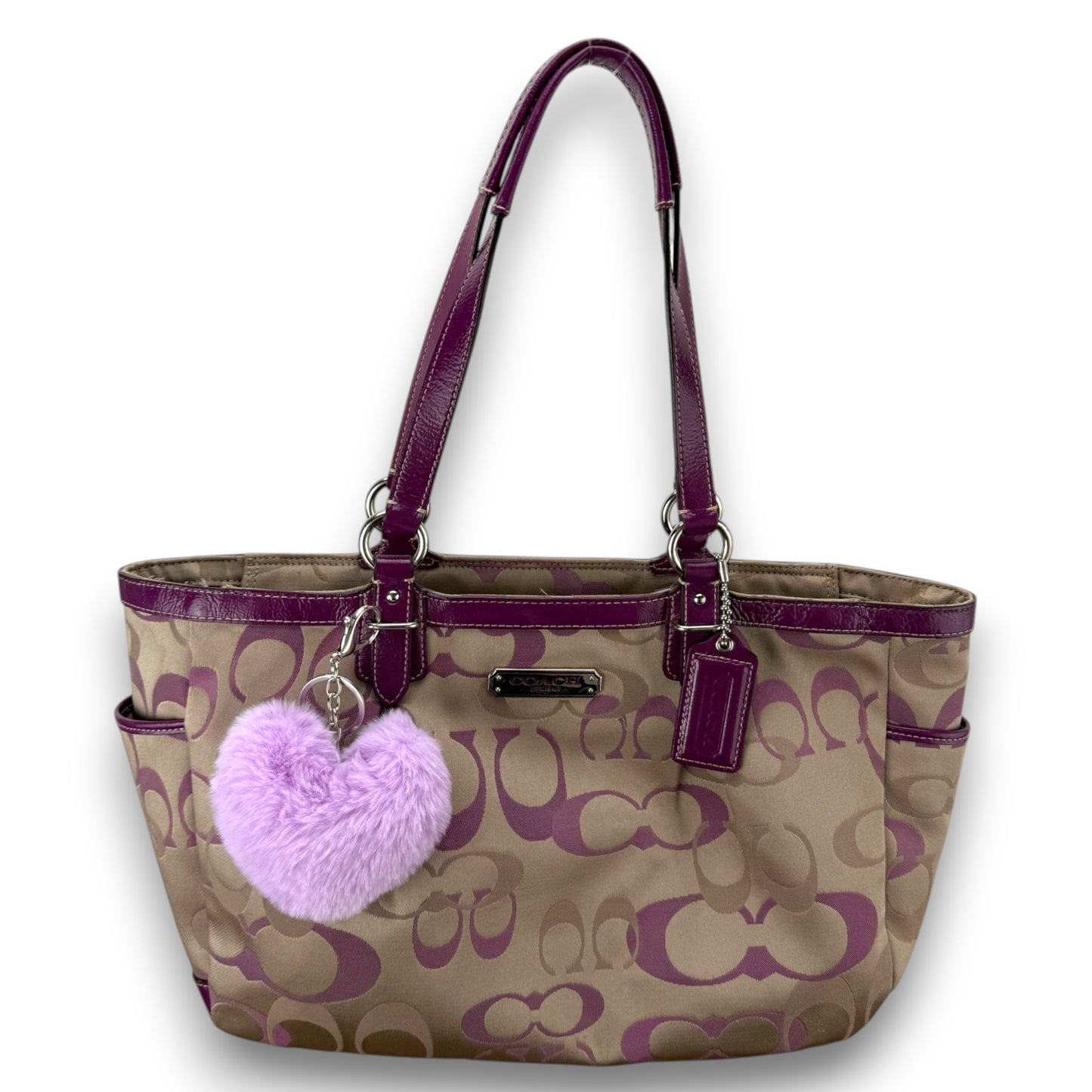 COACH SIGNATURE OPTIC GALLERY TOTE BAG