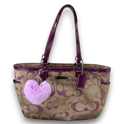 COACH SIGNATURE OPTIC GALLERY TOTE BAG