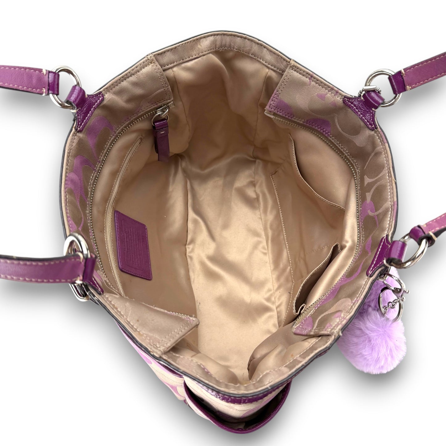 COACH SIGNATURE OPTIC GALLERY TOTE BAG