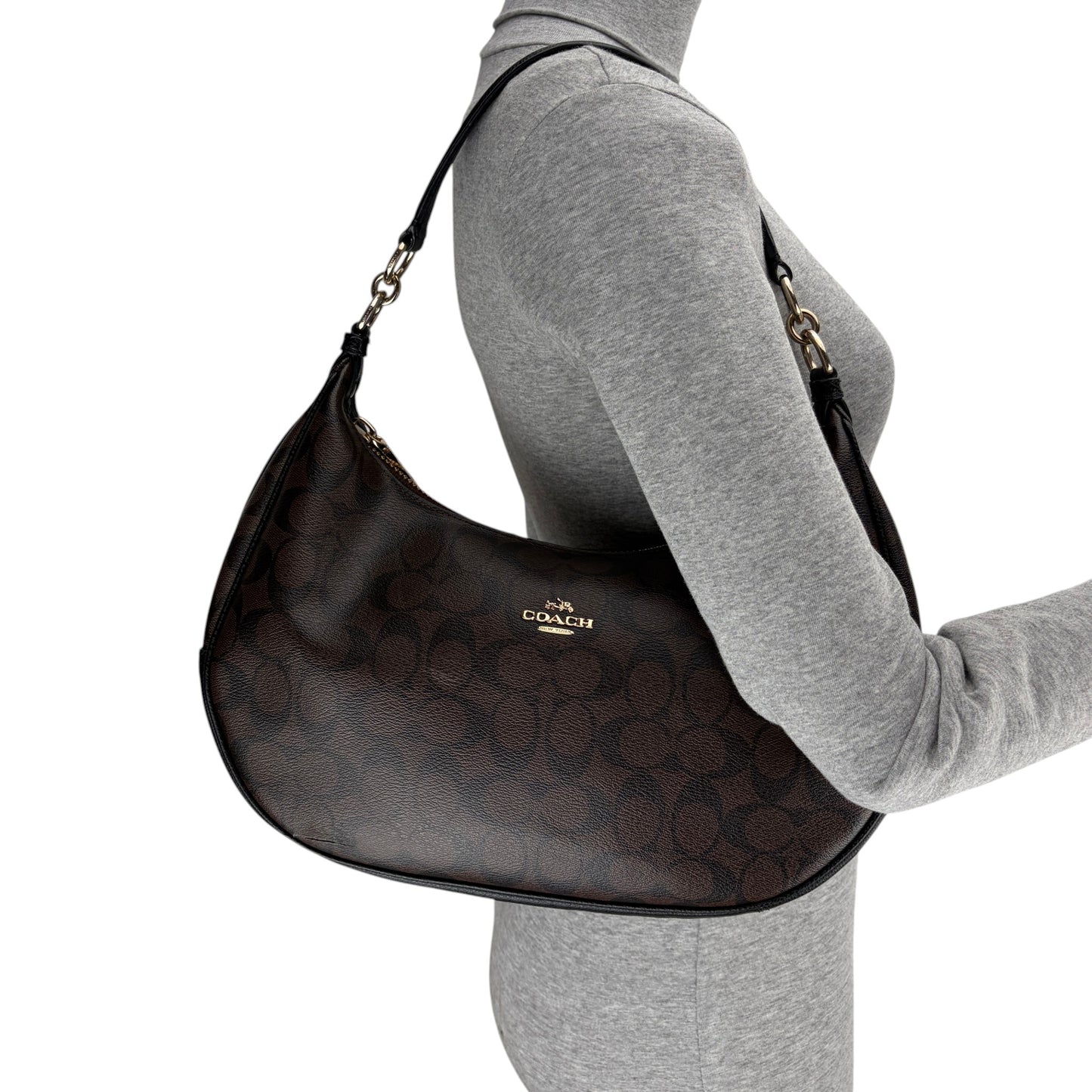 COACH SOHO PLEATED SIGNATURE TOTE 
