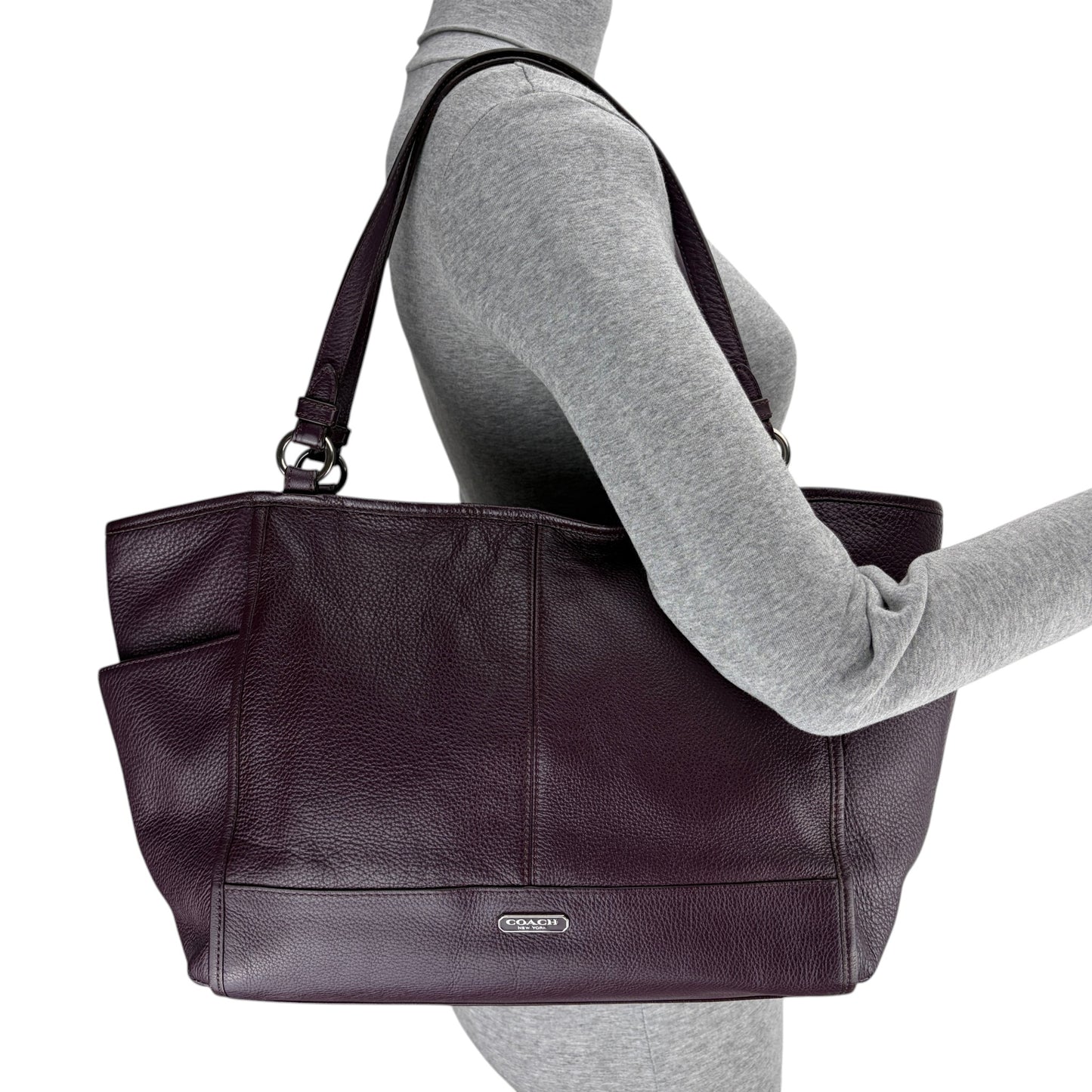 COACH SOHO PLEATED SIGNATURE TOTE 