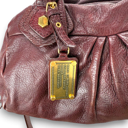 MARC BY MARC JACOBS DARKBROWN CLASSIC Q BABY GROOVEE BAG