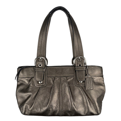 COACH SIGNATURE CANVAS BAG DARK RED 