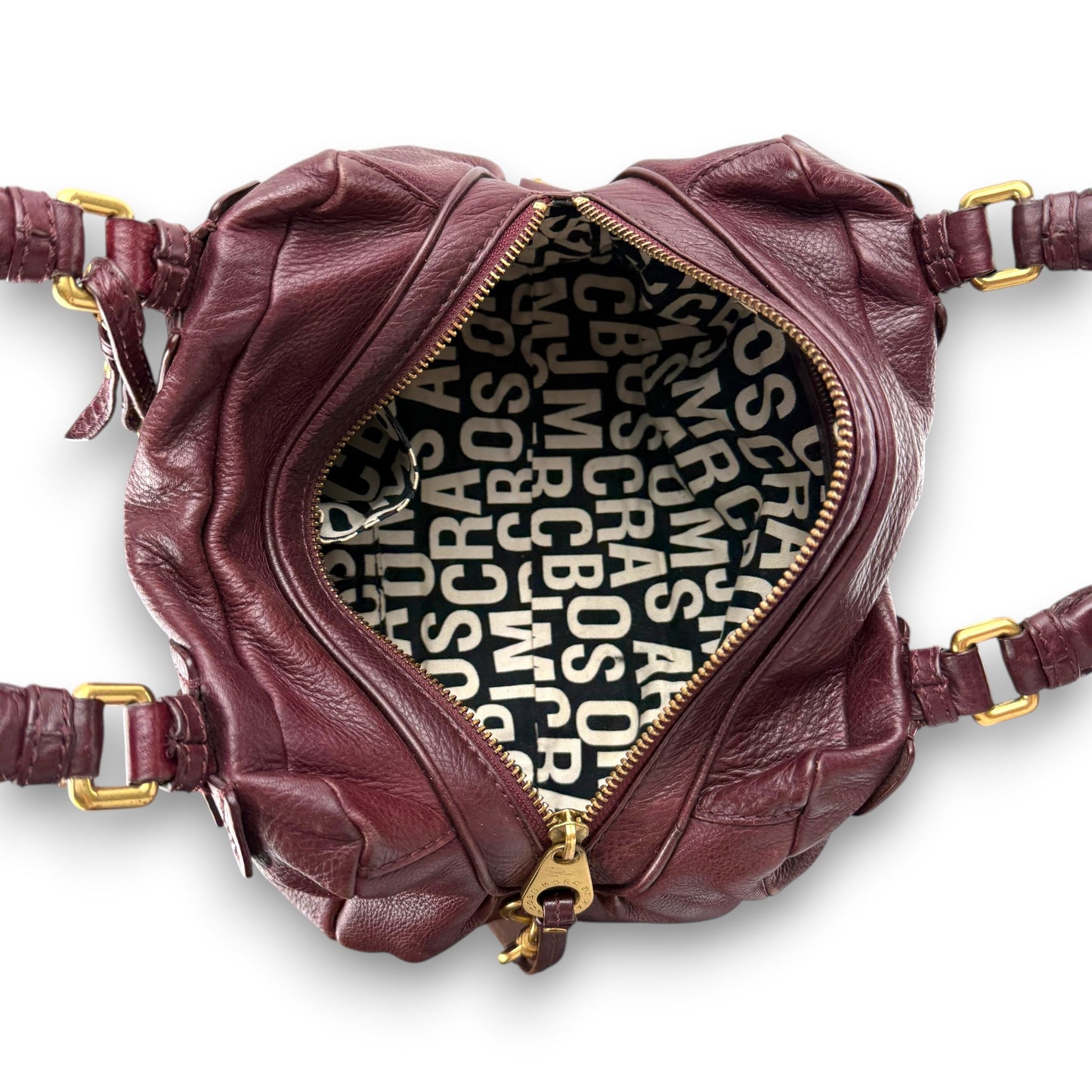MARC BY MARC JACOBS DARKBROWN CLASSIC Q BABY GROOVEE BAG