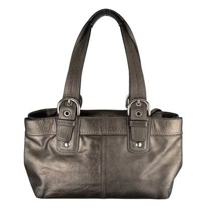 COACH SIGNATURE CANVAS BAG DARK RED 