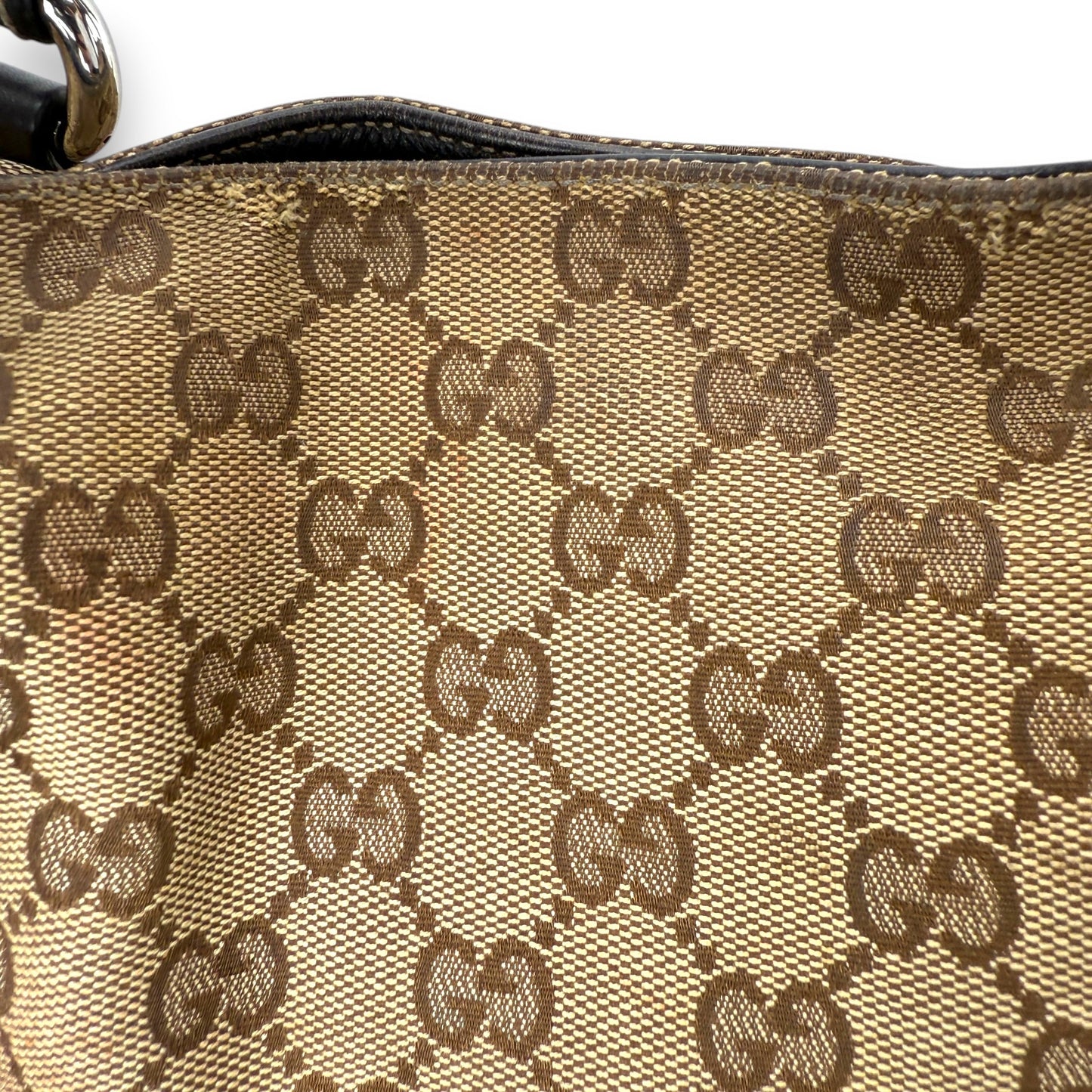 GUCCI GG CANVAS ICON BIT TOTE BAG