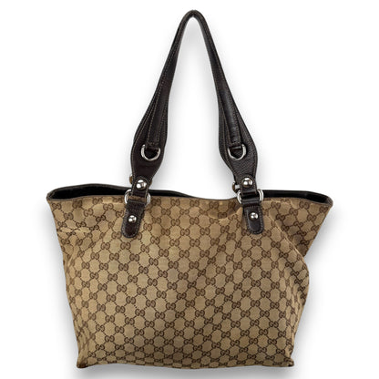 GUCCI GG CANVAS ICON BIT TOTE BAG